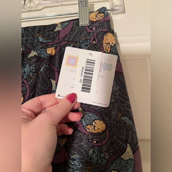 NWT Lularoe Madison Skirt - Peacock - Picture 2 of 5
